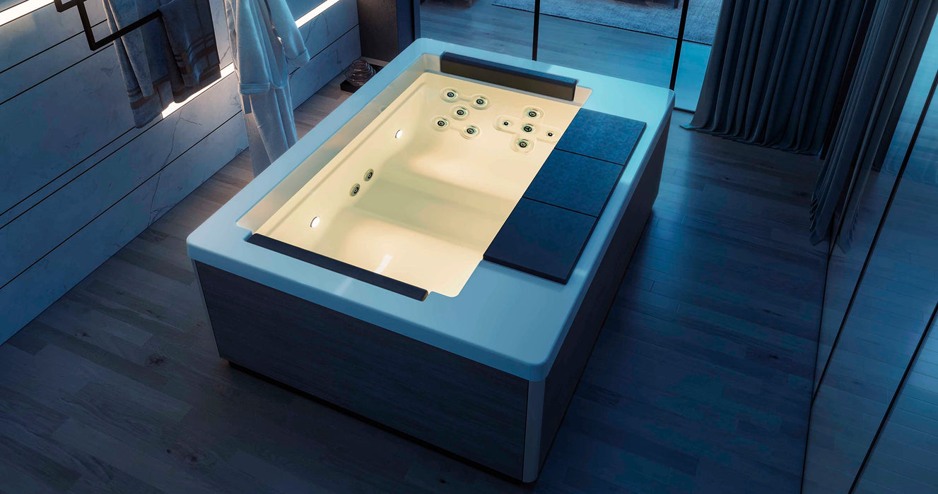 Spa Suite Aquavia avec 28 points de massage jets et buses d’air