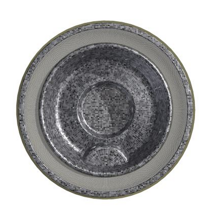 Jacuzzi mosaïque TILED 280 grand format 280 cm ambiance relaxante