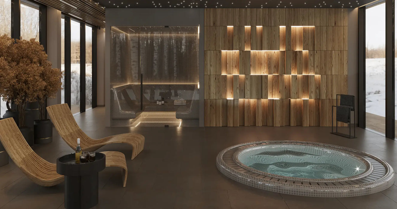 Spa Oasis 40 avec 37 points de massage, jets d’eau et buses d’air