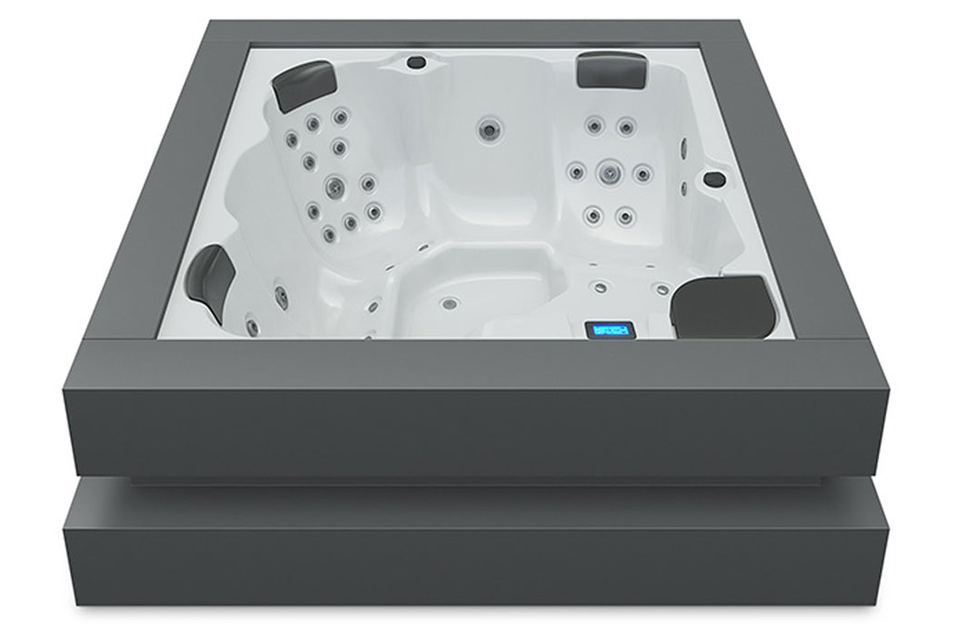 Spa Cube Ergo Aquavia jacuzzi exclusif avec éclairage LED revendeur exclusif Aquavia