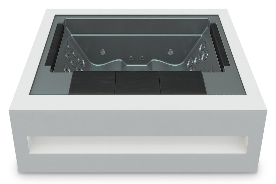 Spa Home Aquavia avec écran tactile intuitif pour gestion complète