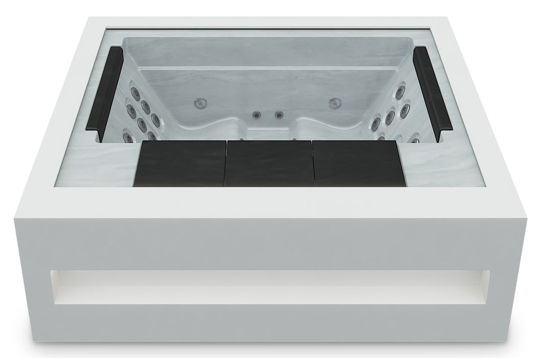 Jacuzzi Home Aquavia avec 4 points LED chromothérapie personnalisable revendeur exclusif