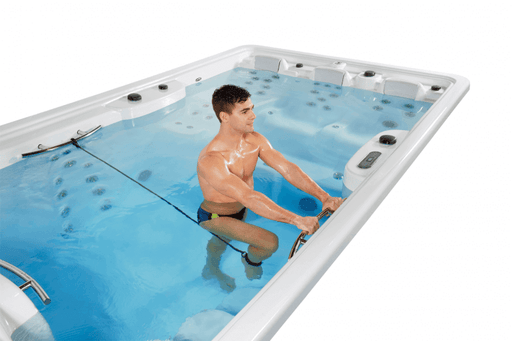 Kit fitness aquatique pour spa de nage avec bandes élastiques et harnais