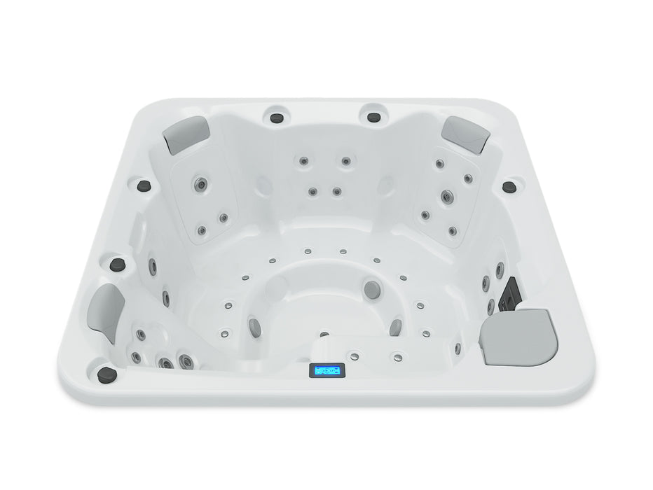 Jacuzzi Mallorca Aquavia avec 3 appuis-tête ergonomiques revendeur exclusif Aquavia