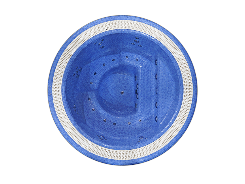 Spa Oasis 40 avec mosaïque personnalisable plusieurs couleurs et finitions