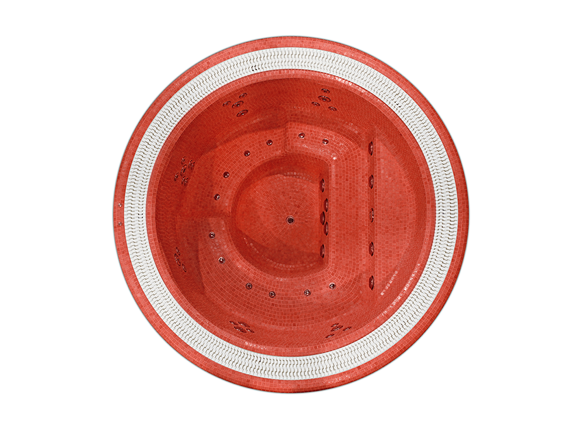 Spa Oasis 40 avec couverture isotherme et efficacité énergétique optimisée