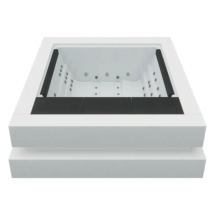 spa cube corian white