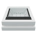 spa cube corian white