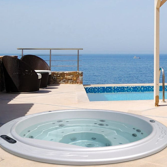 Round Sundown Spa | 5-seater circular spa – Provence Spa - Aquavia ...
