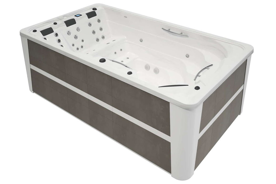 Spa Aquavia Fitness avec sièges d’hydromassage et espace relaxation